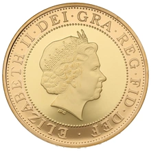 2003 £2 Two Pound Proof Gold Coin: DNA Double Helix