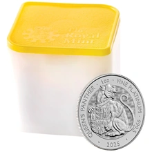 2025 Queen's Panther - Tudor Beasts 1oz Platinum Coin