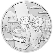 2021 Marge and Maggie Tuvalu 1oz Silver Coin