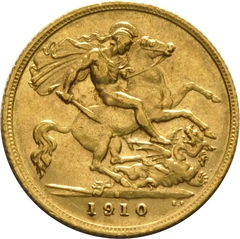 1910 Gold Half Sovereign Edward VII Sydney