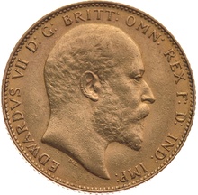 1902 Gold Sovereign - King Edward VII - M