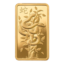 5g Gold Bar 2025 Year of the Snake PAMP