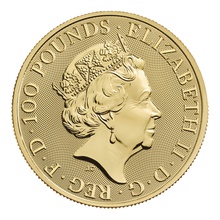 2022 The Lion of England - Tudor Beasts 1oz Gold Coin