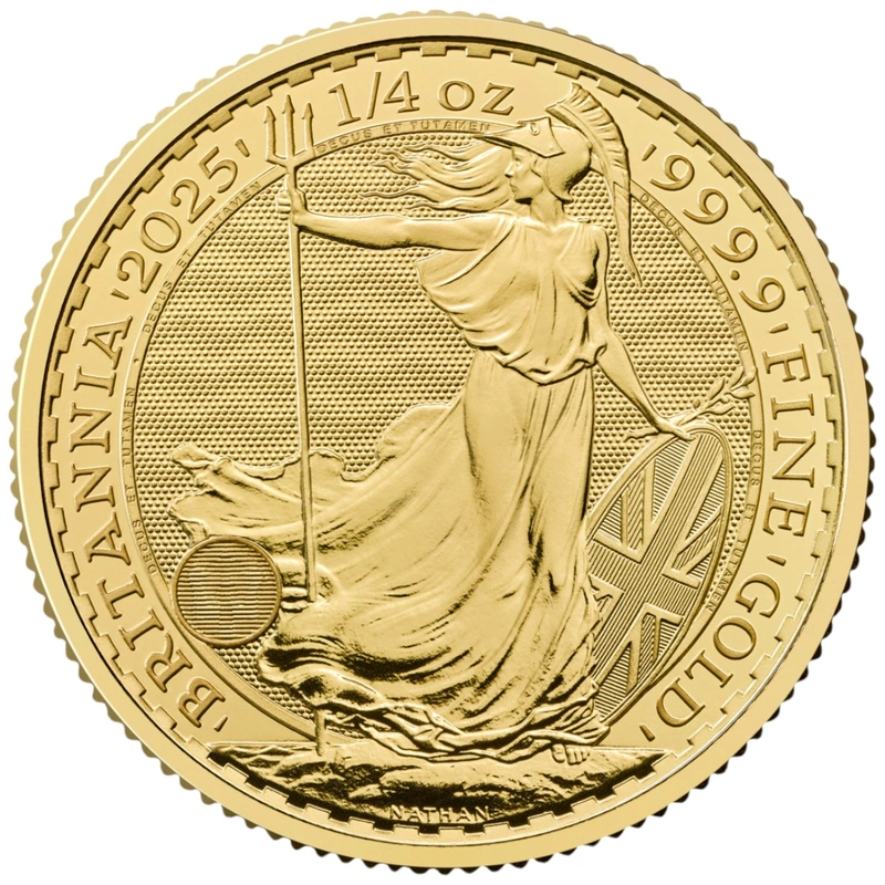2025 1/4oz Britannia Gold Coin Gift Boxed