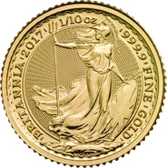 2017 Tenth Ounce Gold Britannia