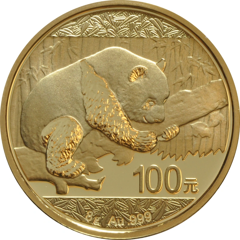 2016 8g Chinese Panda Gold Coin