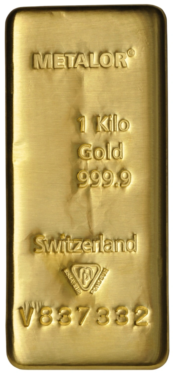 1kg Gold Bar Metalor