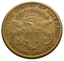 1888 $20 Gold Coin Double Eagle Liberty Head San Francisco