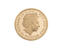 1999 Britannia Quarter Ounce Gold Proof Coin boxed with COA
