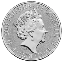2023 Yale of Beaufort - Tudor Beasts 1oz Platinum Coin