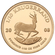 Krugerrand 2008 4-Coin Gold proof Set Boxed