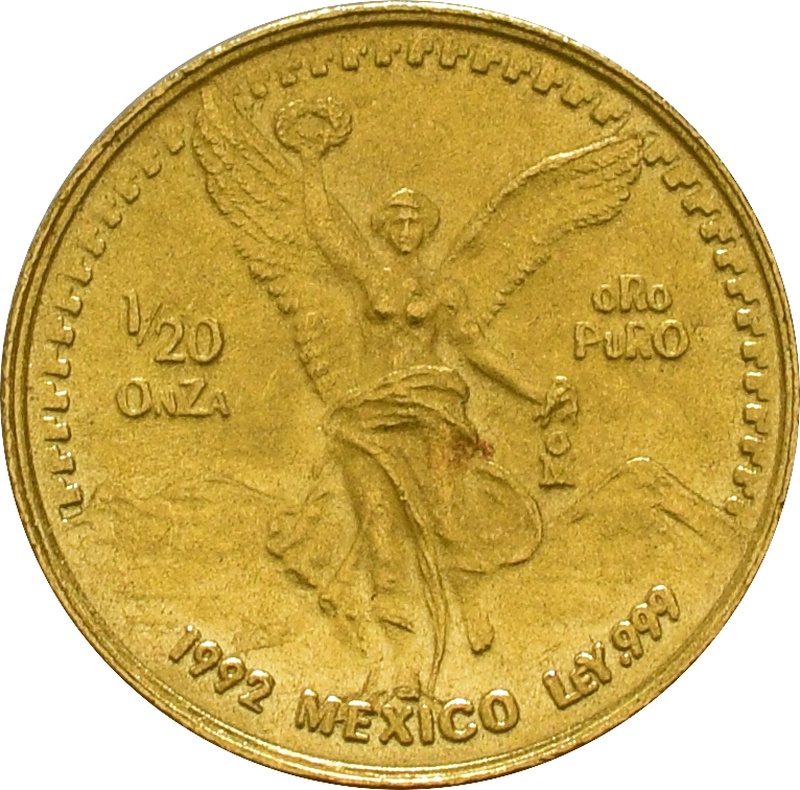 Twentieth Ounce Libertad Gold Coin