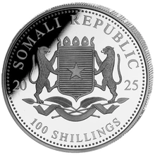2025 1oz African Wildlife Leopard Silver Coin