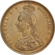 1887 Gold Sovereign - Victoria Jubilee Head - S - 992,80 €