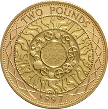 1997 Proof Gold Sovereign 4 Coin Set Boxed