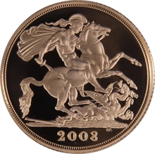 2008 Gold Proof Sovereign Four Coin Set