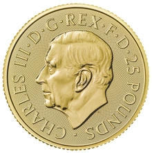 2024 Tenth Ounce Gold King Charles III Britannia Gift Boxed