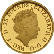 2017 1/4oz Quarter Ounce Proof Lion Gold Coin Queen's Beasts