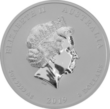 2019 5oz Australian Lunar Year of the Pig Silver Coin