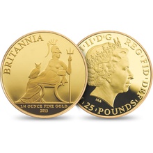 2013 Proof Britannia Gold 3-Coin Boxed Set
