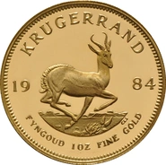 1984 Proof Krugerrand Gold Coin 1oz