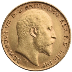 1906 Gold Half Sovereign Edward VII Sydney