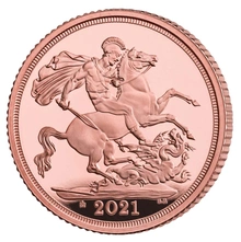 Gold Proof 2021 Sovereign Boxed