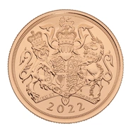 2022 £2 Two Pound Gold Coin (Double Sovereign)