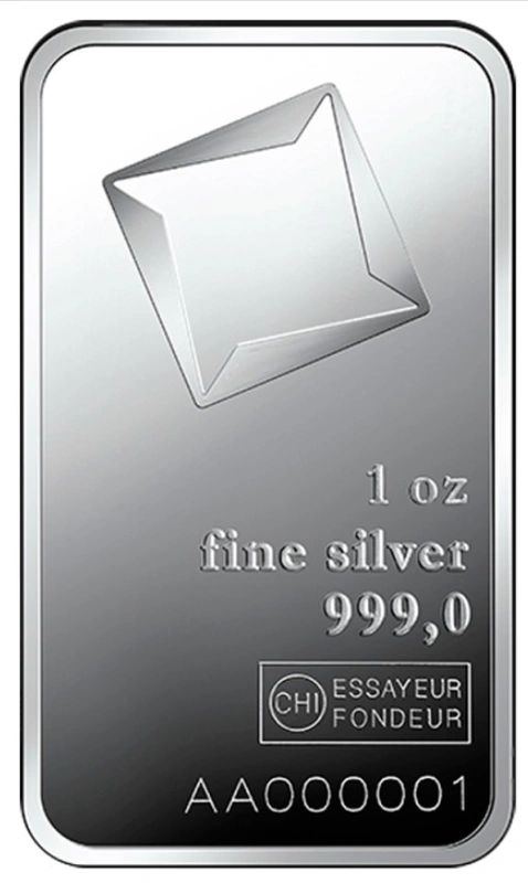 Valcambi 1oz Silver Bar