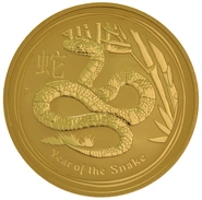2013 10oz Year of the Snake Lunar Gold Coin