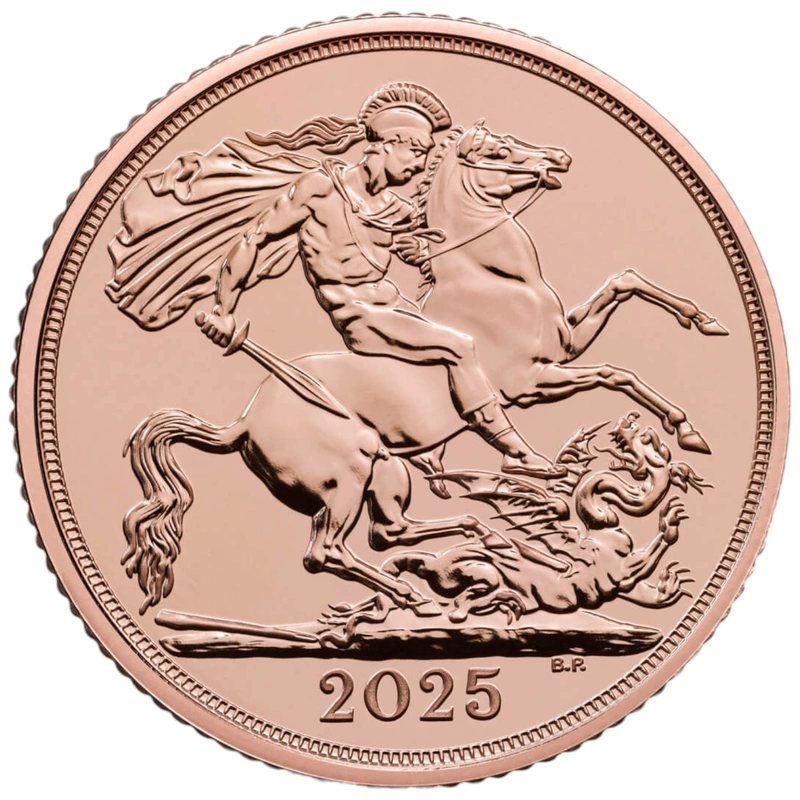 2025 £2 Coin Gold Double Sovereign - Last of the Rose Gold