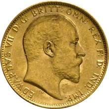 1907 Gold Sovereign - King Edward VII - M