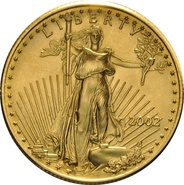 2002 Half Ounce Eagle Gold Coin