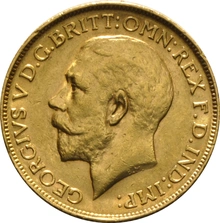 1915 Gold Sovereign Coin George V Perth