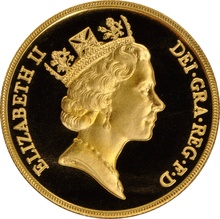 1988 £2 Proof Gold Coin (Double Sovereign) no box or cert