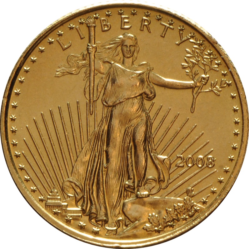 2008 Tenth Ounce Eagle Gold Coin