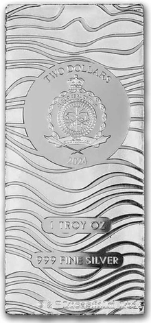 2024 1oz Star Wars Silver Bar (Coin) Mandalorian Beskar