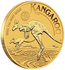 2026 1oz Australian Kangaroo Gold Nugget Coin