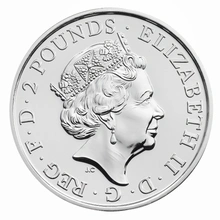 2016 Royal Mint 1oz Year of the Monkey Silver Coin