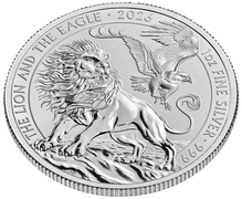 2026 The Lion and The Eagle 1oz Silver Coin