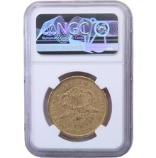 1851 $20 Double Eagle Liberty Head Gold Coin, Philadelphia NGC AU Details