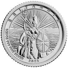 2025 Britannia Fractional Silver Reverse Proof Frosted Set Boxed