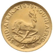 1979 R2 Gold Coin 2 Rand South Africa