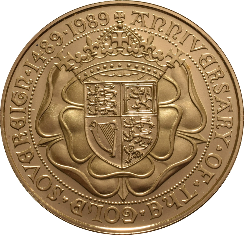 1989 Proof £2 Coin Gold Double Sovereign