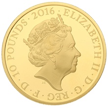 2016 - 5oz £10 Gold Proof Coin, The 100th Anniversary of the First World War Boxed