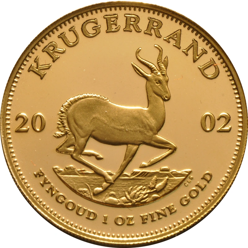 2002 Proof 1oz Gold Krugerrand