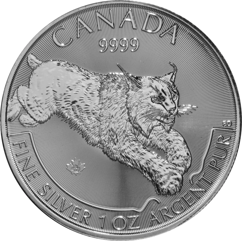 2017 1oz Silver Canadian Lynx