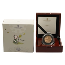 2020 Proof 50p Gold Coin Piglet Boxed