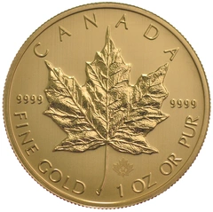 2015 Canadian Maple Leaf Gold Coin 1oz