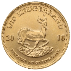 2010 1/10oz Krugerrand Gold Coin